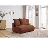 Chauffeuse 2 places sans accoudoir pour canapé modulable VOLTAIRE orange BOBOCHIC 2 places Orange