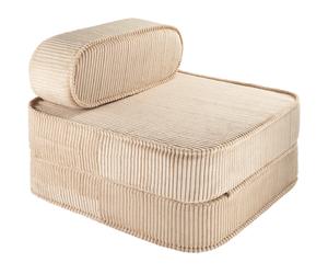 Chauffeuse Brown Sugar velours côtelé