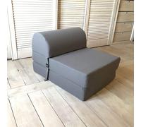 Chauffeuse convertible 1 place Coton - Gris