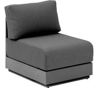 Chauffeuse de jardin ALLURE Graphite Aluminium traité époxy, Polyester Hespéride