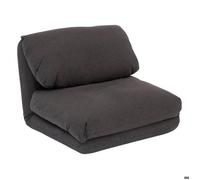 Chauffeuse ""Marza"" gris ardoise 209x78cm - Atmosphera createur d'interieur