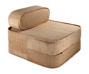 Chauffeuse Toffee velours côtelé