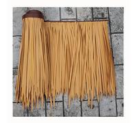 Chaume Artificielle De Paille Rouleau,Tuile De Chaume Artificielle De Chaume De Palmier De Coureur De Chaume Pour Mur Maison Camping Activités De Plein Air Plage(Yellow b,0.5x4m/1.64X13.1ft)
