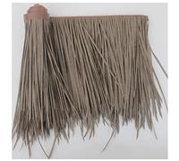 Chaume De Chaume en Plastique PE Paille Synthétique Ignifuge Chaume De Chaume Artificielle Toit De Paille Rouleau De Chaume, Tiki Bar Huts Toiture De Chaume Couverture(Yellow d,0.5x20m/1.64X65.6ft)