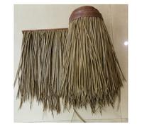 Chaume De Chaume en Plastique PE Paille Synthétique Ignifuge Chaume De Chaume Artificielle Toit De Paille Rouleau De Chaume, Tiki Bar Huts Toiture De Chaume Couverture(Yellow g,0.5x2m/1.64X6.56ft)