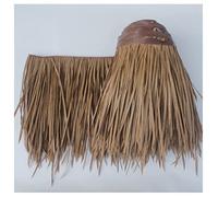 Chaume De Chaume en Plastique PE Paille Synthétique Ignifuge Chaume De Chaume Artificielle Toit De Paille Rouleau De Chaume, Tiki Bar Huts Toiture De Chaume Couverture(Yellow f,0.5x20m/1.64X65.6ft)