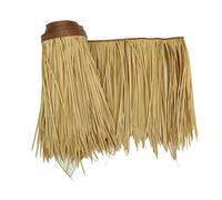 Chaume De Palmier en Plastique, Rouleau De Chaume De Palmier Mexicain pour Pavillon Artificiel Avant-Toit en Bois Parapluie Décoration - Expédié en Rouleaux(Yellow a,0.5x1m/1.64X3.28ft)