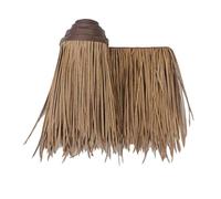 Chaume De Palmier Rouleau De Chaume De Simulation PE Tuile De Faux Gazon Artificiel Toit De Chaume en Plastique Ignifuge pour La Maison en Bois Tiki Bar Jardin Décoratio(Yellow e,0.5x1m/1.64X3.28ft)