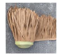 Chaume De Palmier Rouleau De Chaume De Simulation PE Tuile De Faux Gazon Artificiel Toit De Chaume en Plastique Ignifuge pour La Maison en Bois Tiki Bar Jardin Décoratio(Yellow c,0.5x1m/1.64X3.28ft)