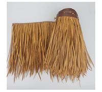 Chaume De Toit en Paille - 39,3" X 19,6" Rouleaux De Chaume De Palmier Artificiel Tiki Bar Hut Grass Duck Boat Stores Grass Runner Palapa Toiture De Chaume pour Décor(Yellow c,0.5x2m/1.64X6.56ft)