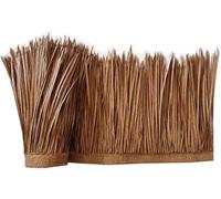Chaume De Toit en Paille Artificielle Mexicaine, Rouleaux De Chaume De Palmier Synthétique Herbe Aveugle De Canard, Toit De Chaume Palapa pour Jungle Jardin Plage Couverture D, 3.3ft*19.7in