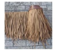 Chaume Faux Toit En Paille, Thermofusible Rouleau De Chaume De Palmier Plus Durable, Toit De Chaume Artificielle Panneaux Feuilles Pour Toits Décoratifs, Pavillons, Parasols(Yellow a,0.5x30m)