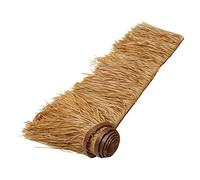 Chaume pour toiture Rouleau de Chaume en Palmier Toit en Paille de Style Mexicain Panneaux de Chaume Plastique PE pour Tiki Bar Garden Hawaii Jardin Parasol de Plage Clôture Partie(Size:2m/6.5ft)