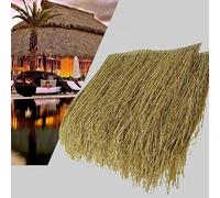Chaume synthétique, Style Bar Tiki Mexicain, 15 pièces de chaume Artificielle décorative for cabanes à Canards, parasols de Jardin, clôtures, décorations de fête