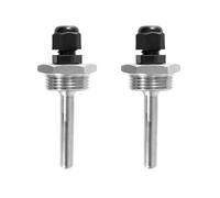 ChAusa 2 Pièces Puits Thermométrique Acier Inoxydable Immersion de 50mm pour Sonde de Température-Filetage 1/2" pour Capteur de Température-Tubes de Protection pour Thermocouples-Tube de