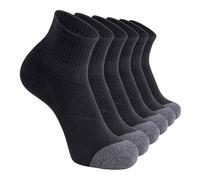 Chausette Chaussettes Rigolotes Femme 39 42 Chaussettes de basket- pour hommes, chaussettes courtes de couleur unie, 5 pièces Chaussettes De Contention Collant Ouvert Femme (Black, One Size)