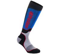 Alpinestars Chaussettes MX Plus pour jeunes Noir/Blanc/Bleu royal M/L