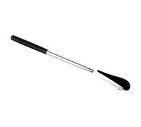 Chausse-pied à long manche réglable en acier, bâton compact | Aide à l'habillage sûr et lisse, insert de chaussure anti-rayures pour personnes âgées, hommes et femmes, évite les flexions et les effort