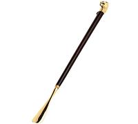 Chausse-Pied Classique élégant en Alliage d'acier, cuillère délicate à Long Manche, Aide de Voyage à Manche Court, Cadeau (Couleur : B, Taille : Corne)