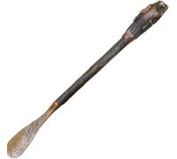 Chausse-Pied en Bois - Cuiller à Chaussures en Cuivre Antique à Long Manche pour Un Accès Facile Aux Chaussures - Accessoire Fonctionnel Et Décoratif, 36cm