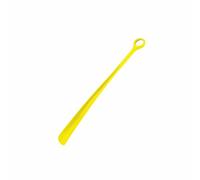 Chausse-pied en plastique à long manche confortable facile à porter avec trou de suspension - Portable - Pour hommes âgés, femmes, enfants - Universel - Pour diverses bottes et chaussures - Jaune