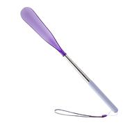 Chausse-pied extensible - à long manche, aide-chaussure en acier inoxydable avec bord lisse et poignée antidérapante | Chausse-pieds portables faciles porter, cuillère chaussures pour femmes e