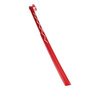 Chausse-pied long - Aide à l'enfilage facilement accessible pour une mobilité limitée, poignée incurvée, design de poignée de soutien, longueur allongée de 42 cm + guide des bords lisses, cônes en