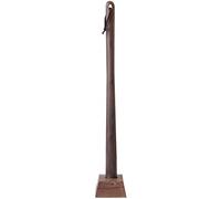 Chausse Pied Long Manche Ménager Chausse-Pied avec Socle De Rangement, Les Femmes Enceintes Utilisent Hêtre/Noyer Noir Cuillère À Chaussures, Cadeau d'anniversaire (Color : Brown, S : 75cm)