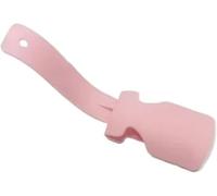 Chausse Pieds Long Manche Corne de chaussure pas flexion corne paresseux unisexe chaussures porter aide chausse-pied coloré facile à mettre et enlever accessoires d'aide au glissement robustes(Pink)