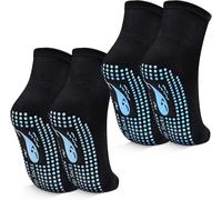 Chaussette Antidérapante, 2 Or 4 Paires De Chaussettes Antidérapantes, Pour Yoga, Pilates, Hôpital, Barre Ou Sports À Domicile Et Exercice À Bout Renforcé Et À La Cheville