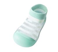 Chaussette Antiderapante Bebe Chaussons Chaussettes -Dérapantes Bébé Chaussures De Marche Semelle Souple Pour Maison Et Dehors Chaussure Marche Bébé Chaussette Antiderapante (Mint Green, 18-24 Months)
