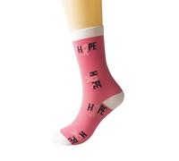 Chaussette Chaude Femme - Chaussettes de Compression à Imprimé pour la Journée Mondiale de Lutte Contre Le Cancer du Sein Confort Optimal pour Course et Activités Extérieures Hommes Femmes