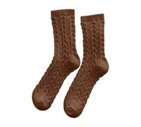 Chaussette Chaude Sexy- Chaussettes Travail Polaires Double Maille Thermiques D'Hiver Mi-Mollet Douces Et Confortables La Maison Couleurs Unies Fête 2026
