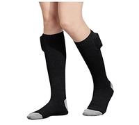 Chaussette Chauffante Chaussettes Chauffantes Rechargeables avec 3 Températures Chaussettes Chauffantes Homme Femme Washable Heated Socks Chauffe Pied pour Ski Randonnée Chasse (005 Sans batterie)