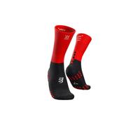Chaussette de compression Compressport Mid Compression Socks (Black/red) T1