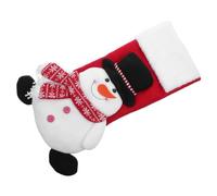 Chaussette de Noël Blanche en Polyester, Motif Flocon de Neige 3d, 17,3 | Paquet Présent Festif, à Suspendre au Sapin la Cheminée, pour Douceurs et Petits Présents