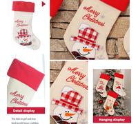 Chaussette de Noël, décorations de Noël à suspendre