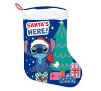 Chaussette de Noël - Lilo & Stitch - Multicolore - 100% velours - Intérieur