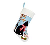 Chaussette de Noël | Motif animal de compagnie Décoration réglable rustique festive - Chaussettes de famille festives | Pour remplissages, femmes, filles, adolescents, adultes, salles de classe, fête