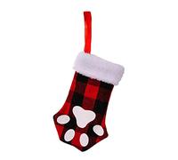 Chaussette de Noël pour sapin de Noël à suspendre en forme de patte de chat - Fournitures pour décoration de fête du Nouvel An