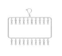Chaussette De Séchage - Rack De Blanchisserie Coupe Vent Avec Clip, Conception D'économie Spatiale, Organisateur De Séchage Pliable, Construction Durable | Porte-Soutien-gorge Pour