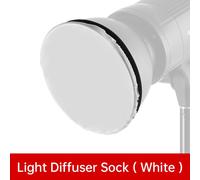 Chaussette diffuseur de lumière douce,7 pouces,180mm,6 couleurs,filtre en tissu pour montage Bowens,réflecteur Standard,diffuseur,plat d'ombre,grille en nid d'abeille - Type White
