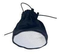 Chaussette diffuseur pour sèche-cheveux cheveux bouclés, diffuseur de voyage pliable, pour cheveux bouclés et ondulés, s'adapte à la plupart des sèche-cheveux de taille standard (argenté)