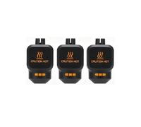 Chaussette en silicone de rechange pour BambuLab P2S Hotend : couvercle de buse Extrudeuse Hot End Protective - Empêche l'accumulation de filament Accessoires pour imprimante 3D 3 pièces