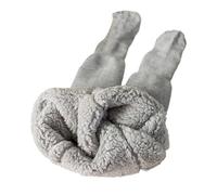 Chaussette Enfant 27/30 Garcon - Pantalon d'hiver pour Bébé avec Fines Rayures Verticales Doublure Polaire Douce comme Un Nuage Vêtement D'Extérieur pour Nourrissons Et Tout-Petits (Grey 1-2 Years)