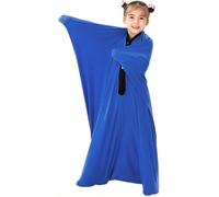 Chaussette Enveloppante Complète - TDAH Et Autisme - Soulagement Du Stress - Hypersensibilité - Exercice - Pression Profonde - Appareil De Thérapie Par Le Jeu - Lycra Fort (Color : Blau, Size : XL)