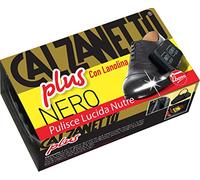 Chaussette éponge plus avec huiles raffinées de silicone et lanoline hydratée, adoucit, protège, a pouvoir hydrofuge, noir