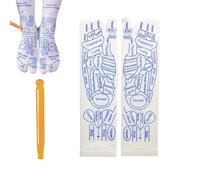 Chaussette et Outil de Massage des Pieds,Ajustement Élastique Respirant Avec Outil | Confort des Pieds pour Femmes et Hommes | Pour Toute la Famille Maison Voyage Utilisation Bureau