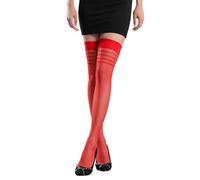 Chaussette Hautes Hommes Femme,Bas Longs Tubes pour Femmes Bas Cuisse Bas élastiques à Quatre os Bas Sexy