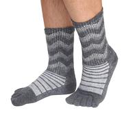 Chaussette Hautes Hommes Femme,Chaussettes à Orteils pour randonnées Hivernales Thermiques mi Mollet Chaudes à Orteils séparés pour Un Confort Optimal au Quotidien et pour Les Sports de Plein air